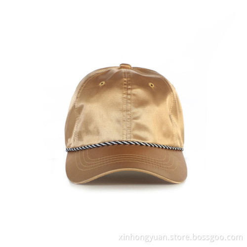 Mens satin oem baseball caps